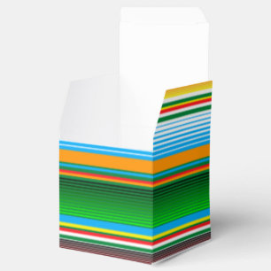 Ballotins Serape Mexicain Motif Coloré de Lignes Horizontale