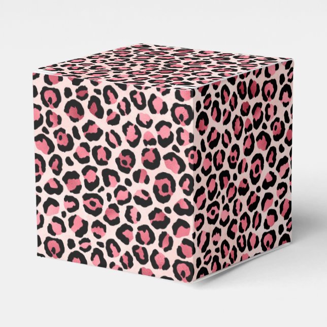 Ballotins Série léopard rose et or Design 3  (Verso)