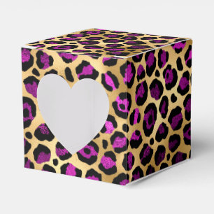 Ballotins Série Purple and Gold Leopard Design 4