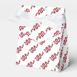 Ballotins Serpent noir et rouge Silhouette