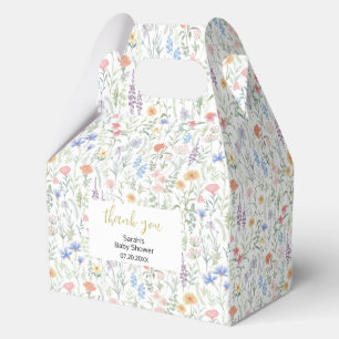 Ballotins Serviettes pour Baby Shower sur le thème des fleur