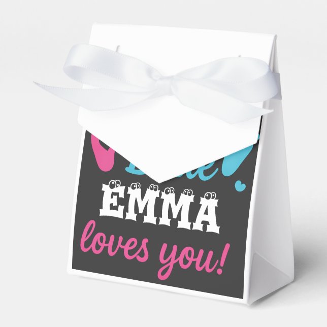 Ballotins Sexe personnalisé Révéler rose ou bleu bébé Showe (Verso)