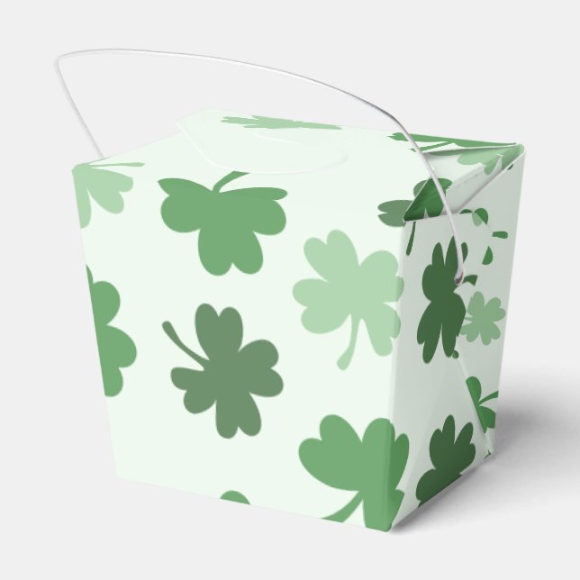 Ballotins Shamrock vert motifs Saint Patrick's Day (Arrière)