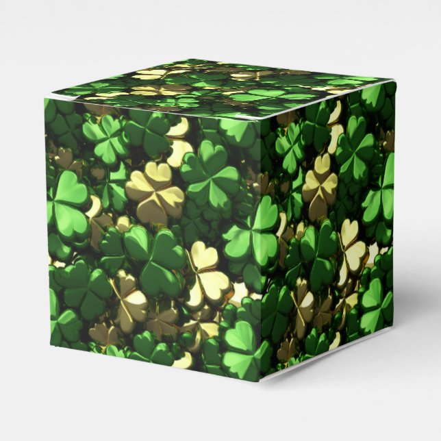 Ballotins Shamrocks Gold Green (Verso)