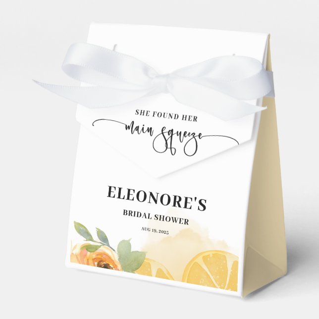 Ballotins She Found her Main Squeeze Bridal Shower  (Verso)