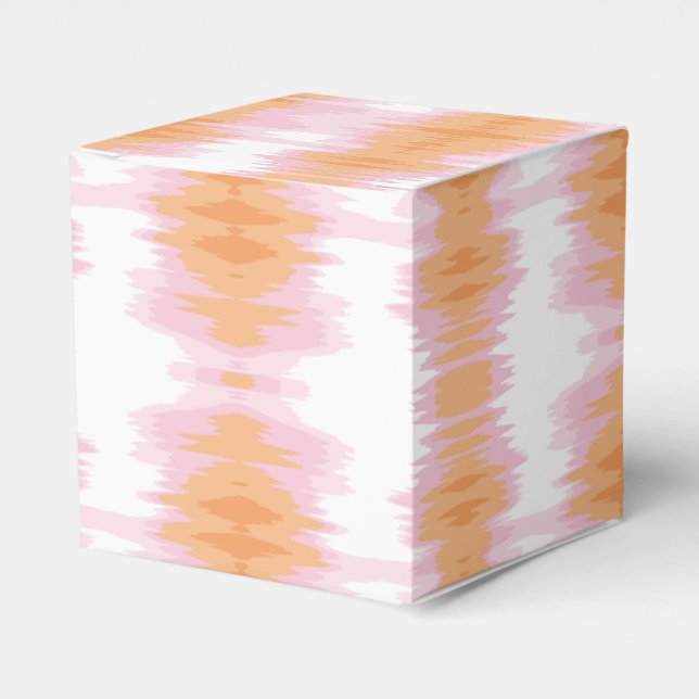 Ballotins Shimmer Ikat rose et orange (Verso)