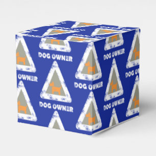 Ballotins Signe de propriétaire de chien Papier Cadeau Boîte