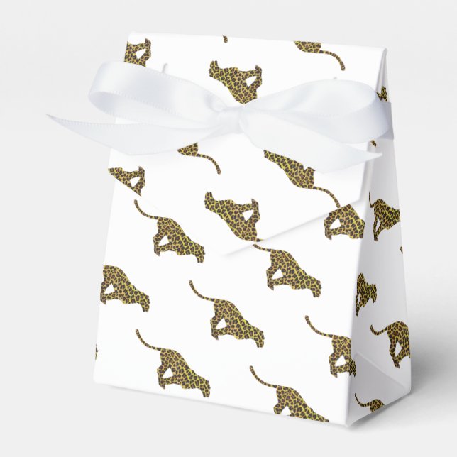 Ballotins Silhouette léopard Brown et jaune (Verso)