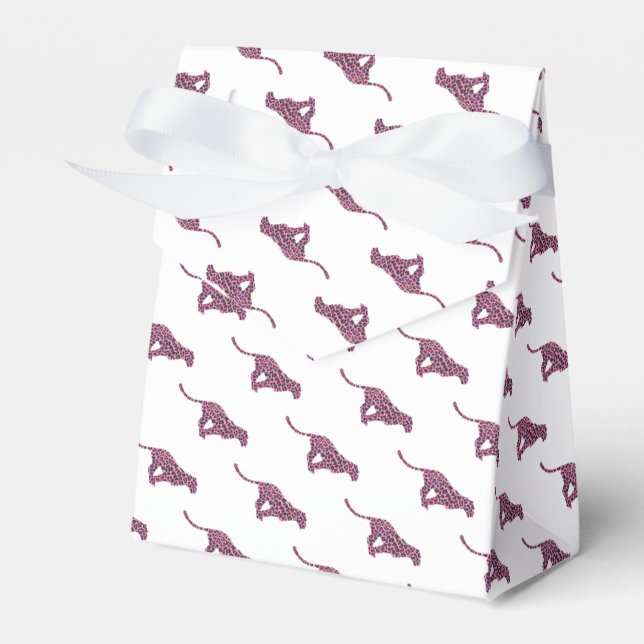 Ballotins Silhouette rose et léopard noir (Verso)