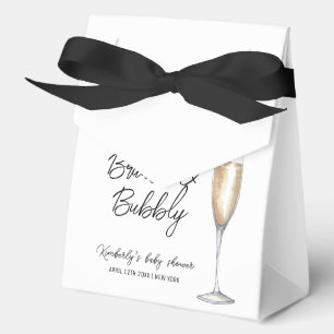 Ballotins Simple Boho Champagne Brunch Baby shower Bubbly