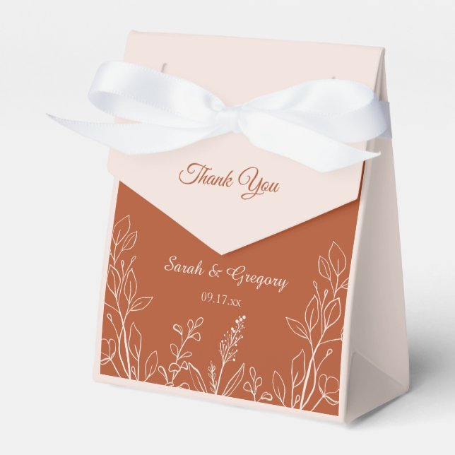 Ballotins Simple Boho Floral Terracotta (Verso)