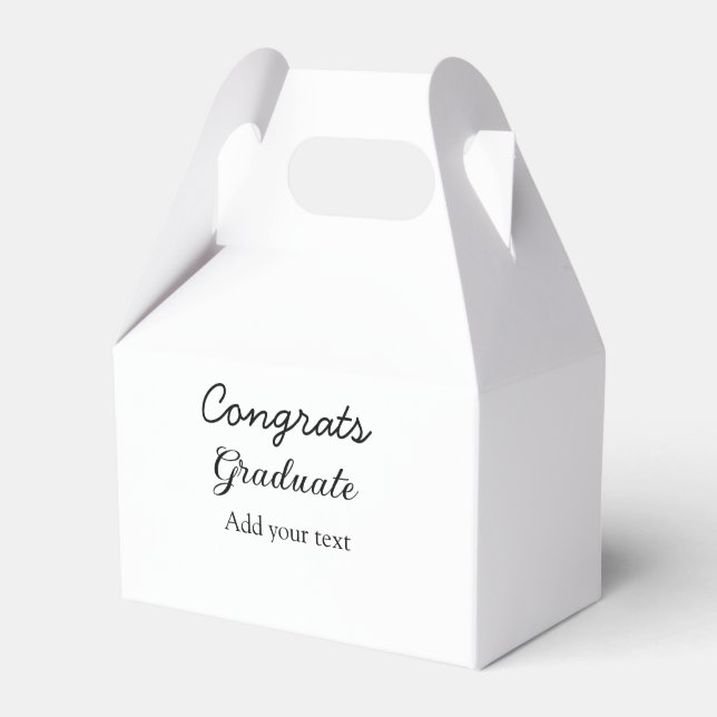 Ballotins Simple congratulation graduation add your (Verso)