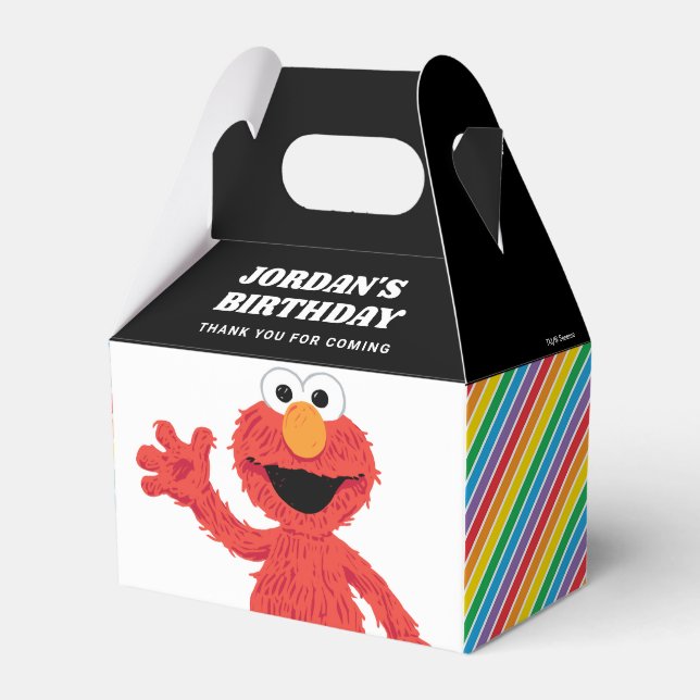 Ballotins Simple Elmo 1er anniversaire (Verso)