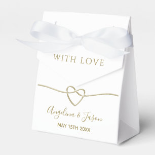 Ballotins Simple Mariage Calligraphie Or