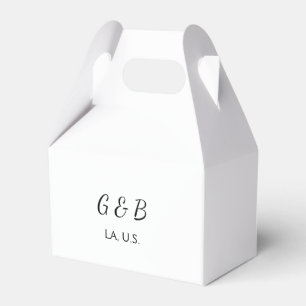 Ballotins SIMPLE MINIMAL ajoutez le nom de votre couple nom