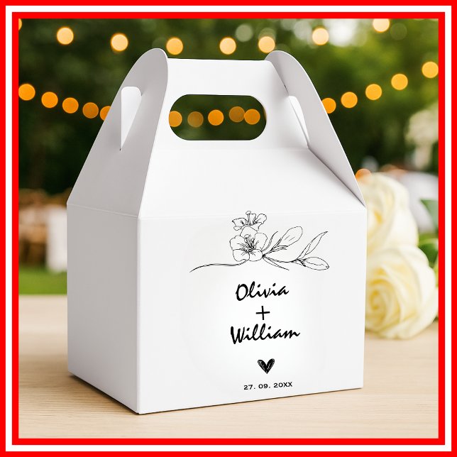 Ballotins Simple Moderne Élégante Fleur Mariage (Créateur téléchargé)