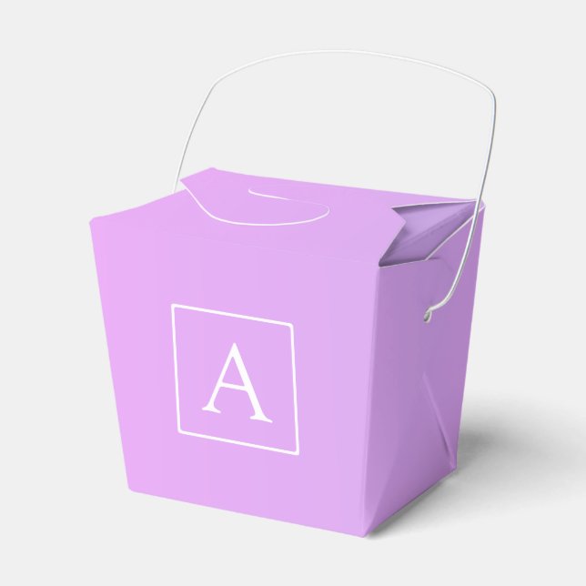 Ballotins Simple Monogramme | Dégradé Rose/Violet Subtil (Verso)