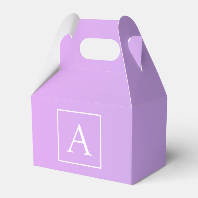 Ballotins Simple Monogramme | Ombré Rose/Violet Subtil (Verso)