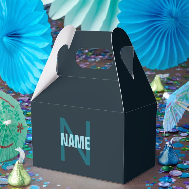 Ballotins Simple Monogramme Personnalisé Personnalisable Nom (Fête)