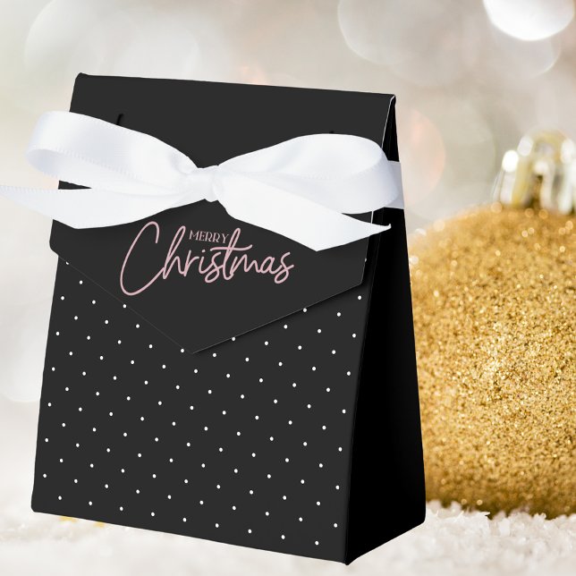 Ballotins Simple Noir et blanc Joyeux Noël (Créateur téléchargé)