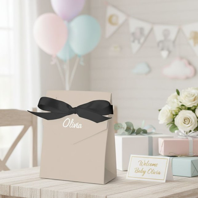 Ballotins Simple Party Box Gift Bag Favours neutral (Créateur téléchargé)