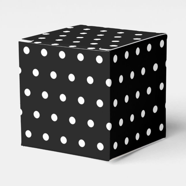 Ballotins Simple Retro Polka point noir et blanc (Verso)