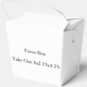 Ballotins simple Take Out 3x2,75x3,75