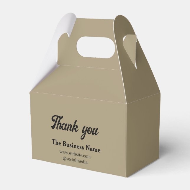 Ballotins Simple thank you add business name details text  t (Verso)