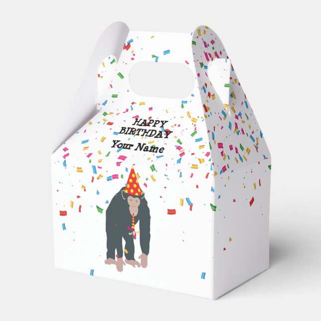 Ballotins Singe Chimpanzé Fête Animaux Fête Fête (Verso)