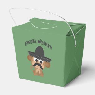 Ballotins Singe de Fiesta avec un Mustach et un Sombrero mex