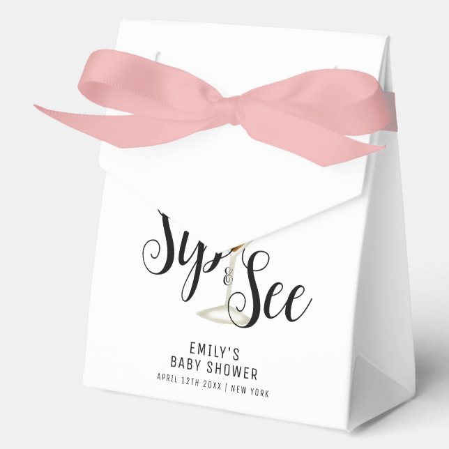 Ballotins Sip & See Martini Cocktail Baby shower (Recto)