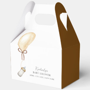 Ballotins Sip & See Simple Boho Balloon Baby shower bouteill