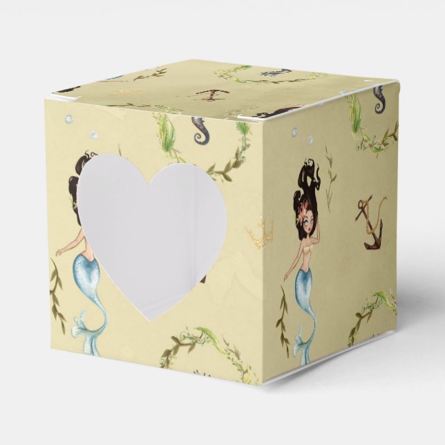 Ballotins Sirène marine aquarelle (Verso)