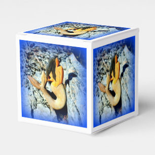 Ballotins sirènes à poil noir bleu