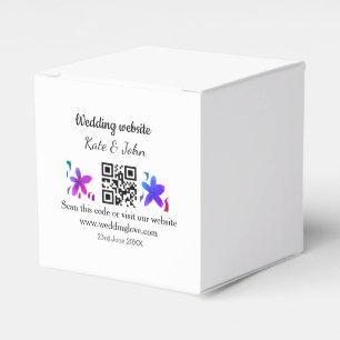 Ballotins Site web mariage minimal simple Q R code ajouter n