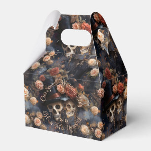 Ballotins Skeletons romantiques embrasser des crânes gothiqu