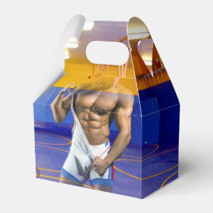 Ballotins SlipperyJoe's homme musclé renflement six-pack sal