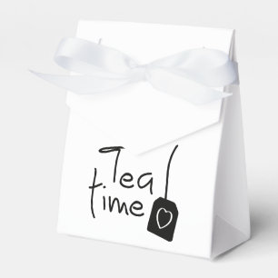 Ballotins Slogan tea time - theetijd. kopje thee drinken.