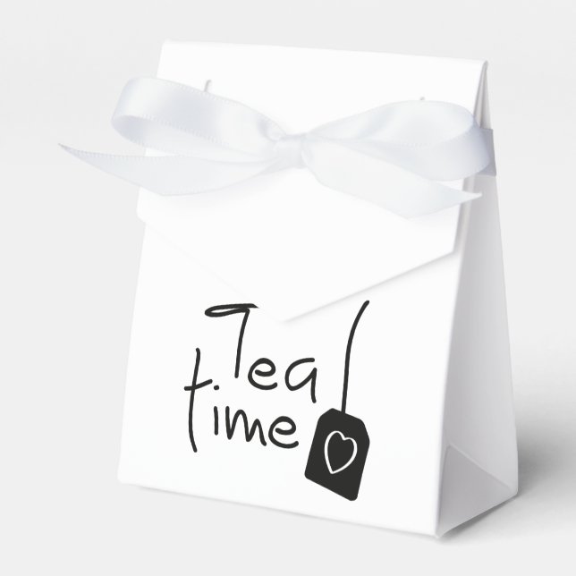 Ballotins Slogan tea time - theetijd. kopje thee drinken. (Verso)
