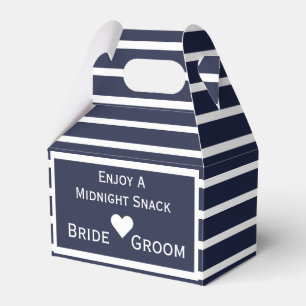 Ballotins Snack de minuit boîte de préférence mariage