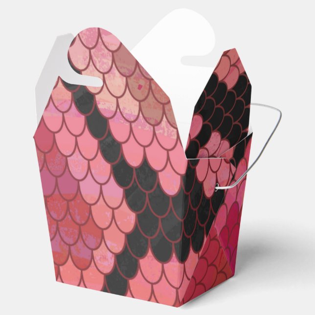 Ballotins Snake Black and Red Print (Ouvert)