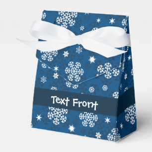 Ballotins Snowflakes Motif sur Blue