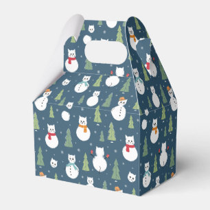 Ballotins Snowman Cats Motif de vacances