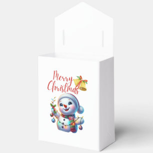 Ballotins Snowman de Noël avec Bells Festive Art de Vacances