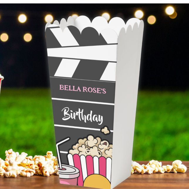 Ballotins Soirée Cinéma Anniversaire Pour Filles (Créateur téléchargé)