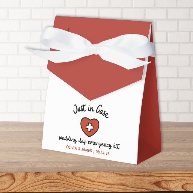 Ballotins Soirée de survie d'urgence du jour du mariage (Stay calm, cool, and collected with our customizable wedding day emergency kit bridal party gift!)