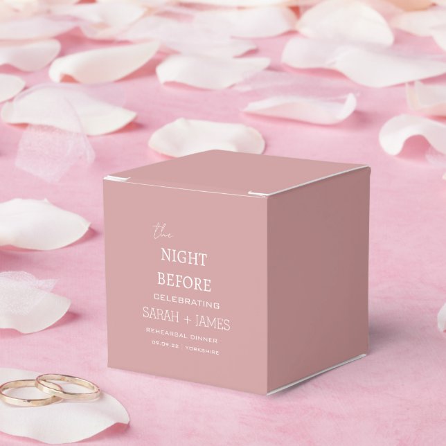 Ballotins Soirée Soirée De Répétition Rose Dusty Soir Soirée (Mariage)