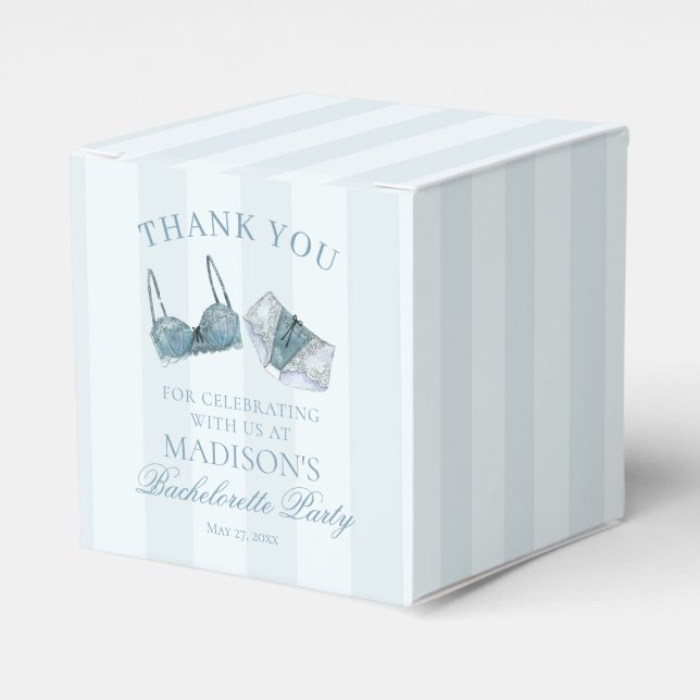 Ballotins Something Blue Lingerie Bachelorette Party Dessert (Verso)