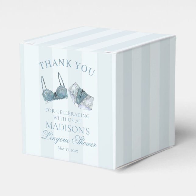 Ballotins Something Blue Lingerie Shower Bridal Dessert (Verso)