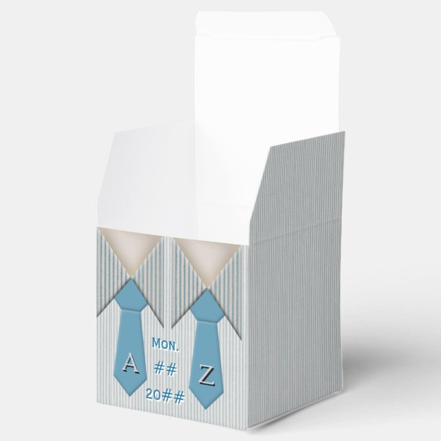 Ballotins Son et son Blue Oxford Pinstripe (Ouvert)